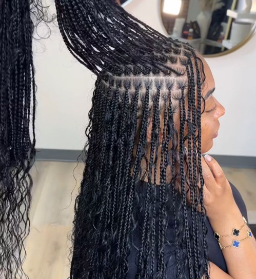 Braided styles crafted at iHair Braids
